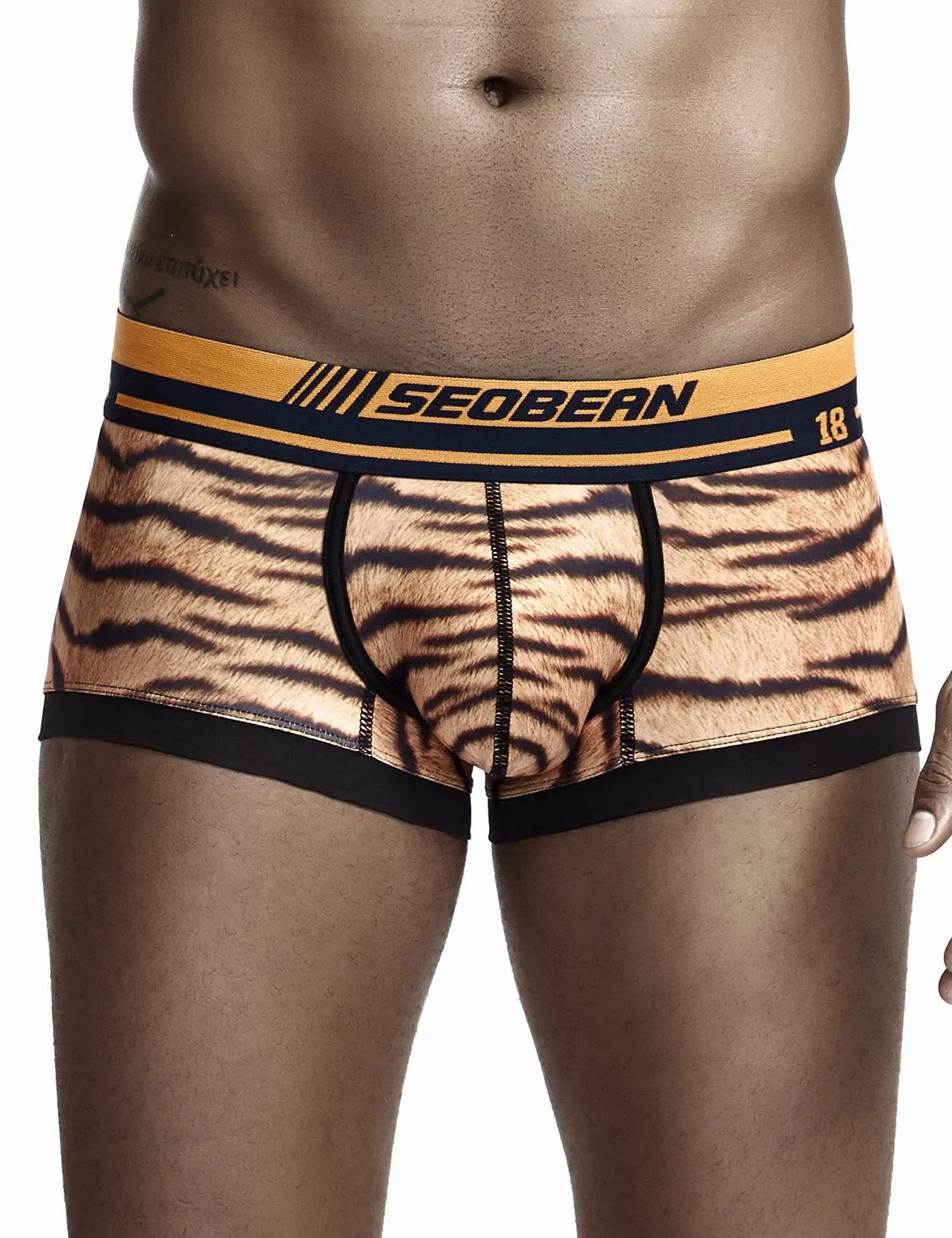 Tiger Pattern Boxer Brief 90226